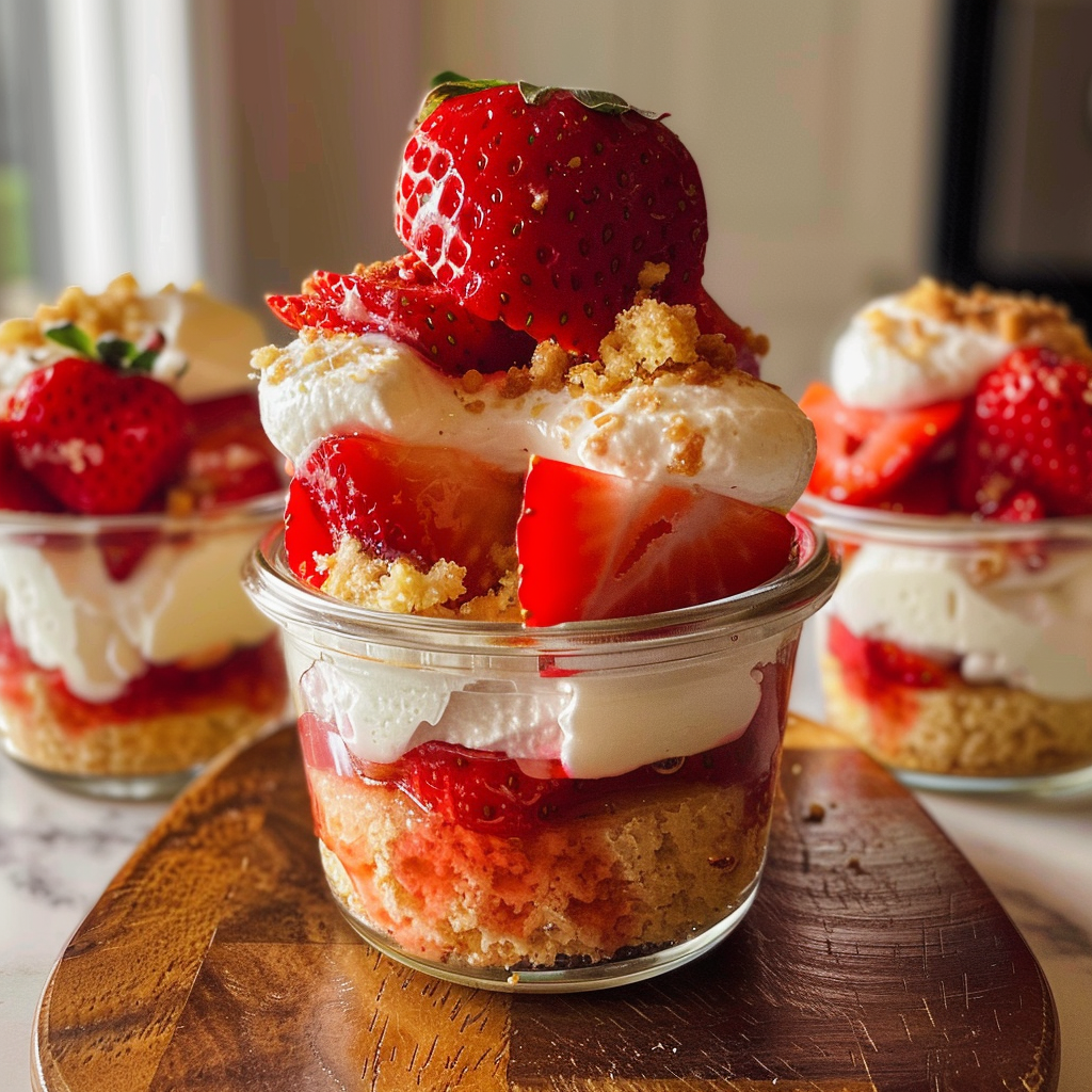 Strawberry Shortcake Cups Recipe: 30-Minute Effortless & Perfect Summer Treat