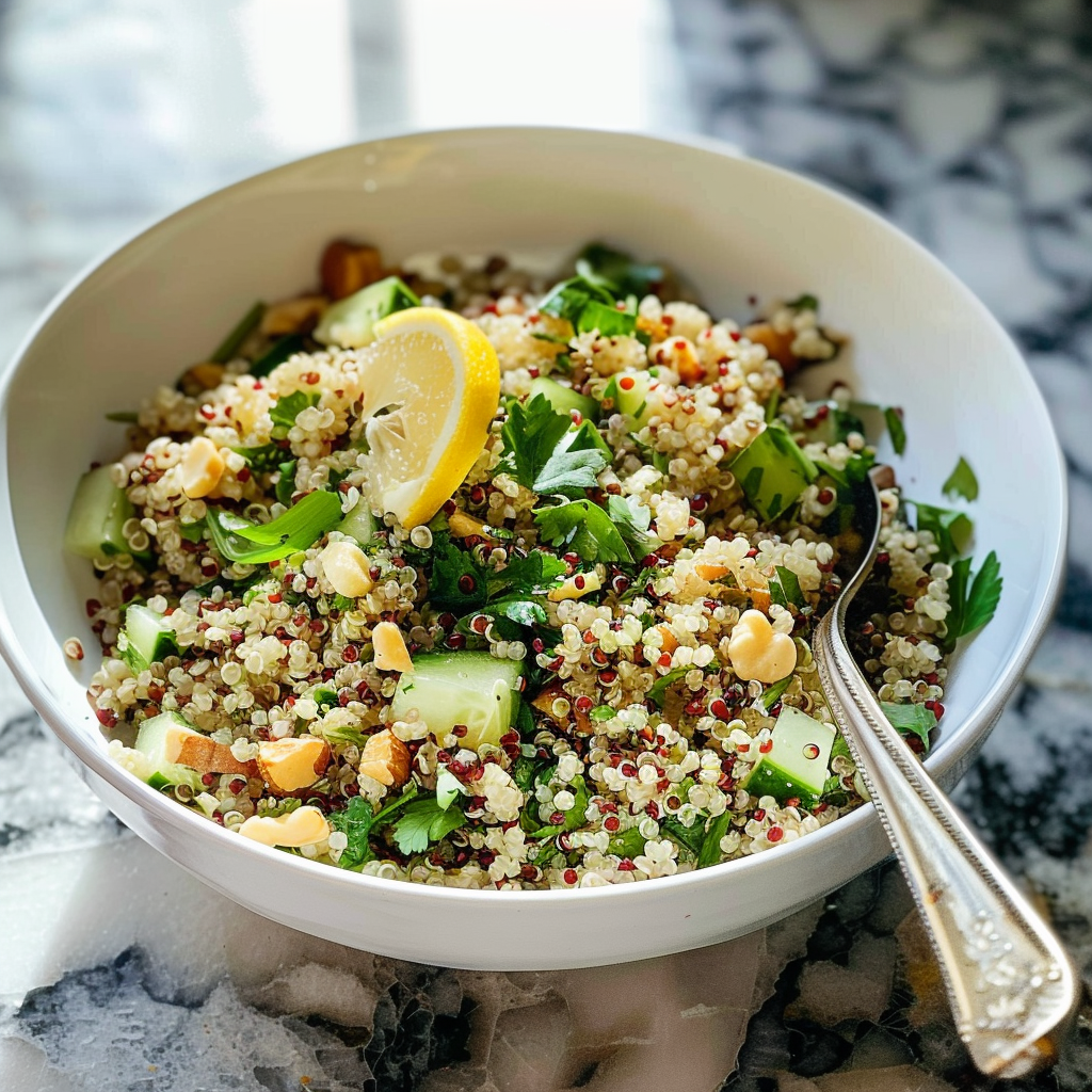 Lemon Quinoa Salad Recipe: 20-Minute Foolproof & Perfectly Refreshing