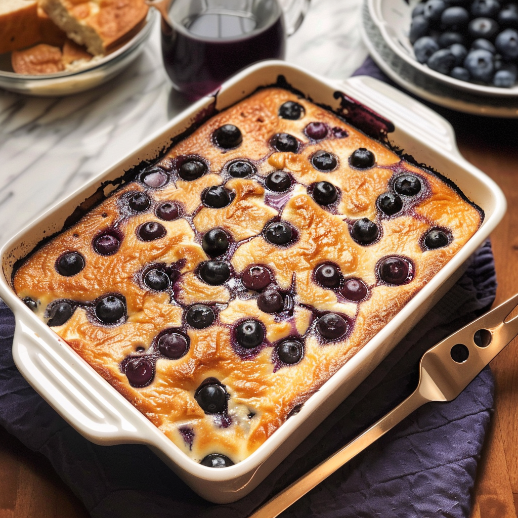 Blueberry Cottage Cheese Bake Recipe: 5-Ingredient Easy & Perfectly Healthy