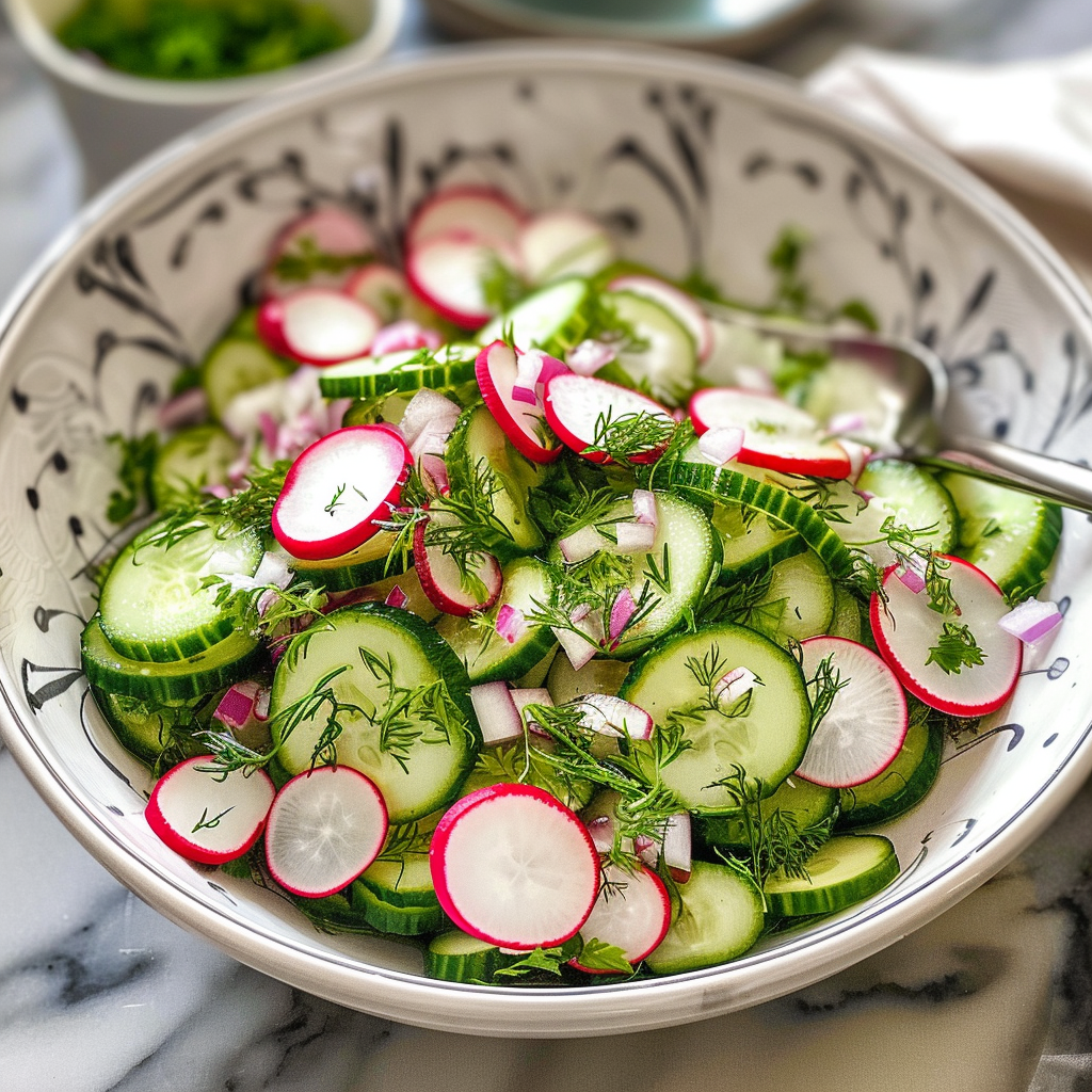 Cucumber Radish Salad Recipe: 15-Minute Effortless & Amazingly Refreshing