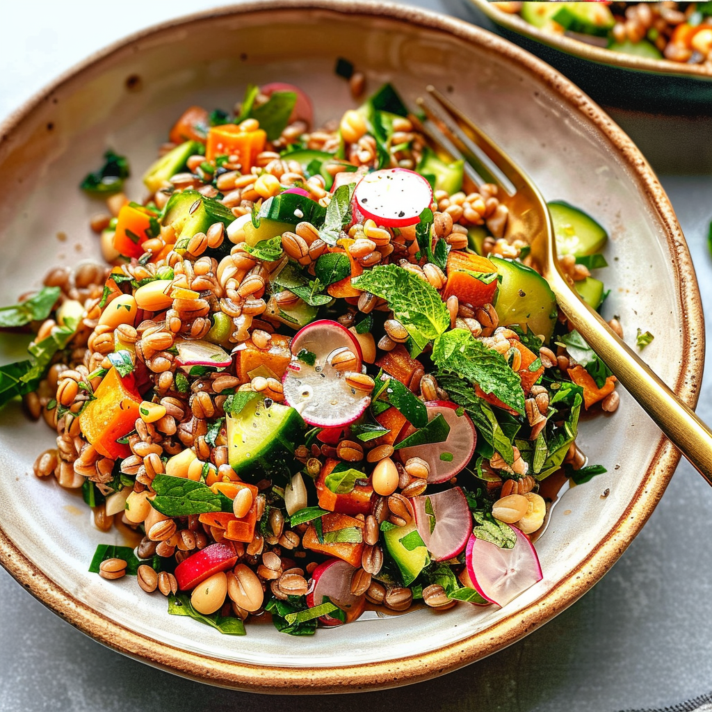 Spring Farro Salad Recipe: 30-Minute Classic & Perfectly Fresh