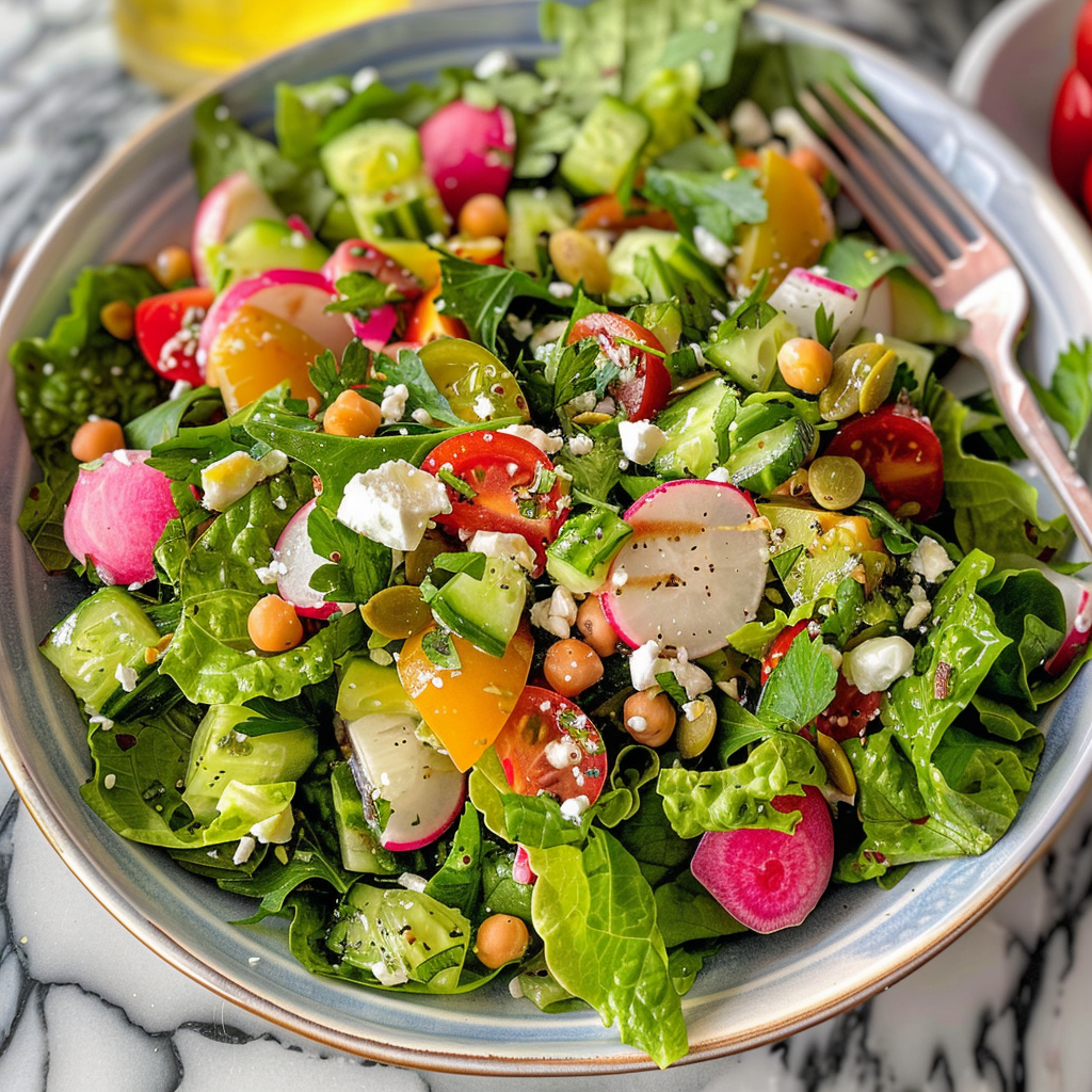 Spring Chopped Salad Recipe: 20-Minute Foolproof & Perfectly Fresh