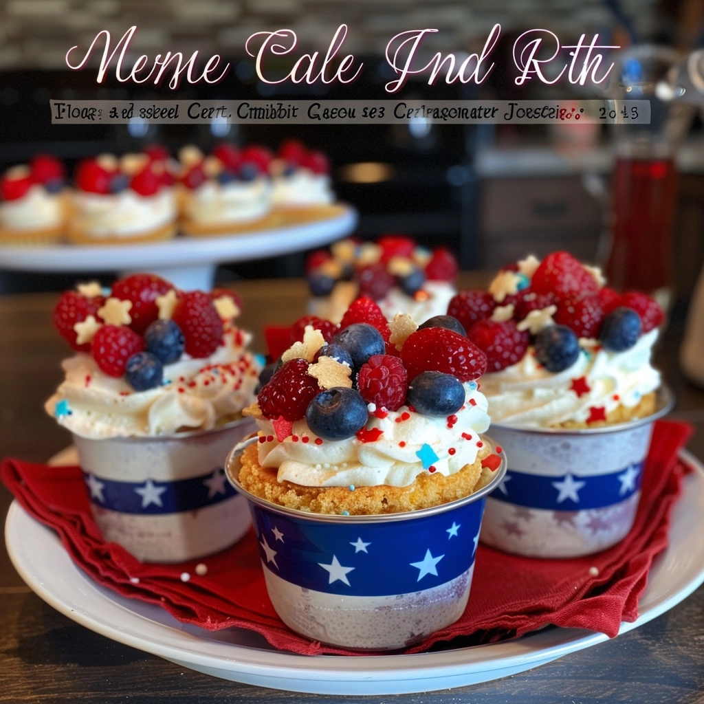 Patriotic Dessert Cups Recipe: 30-Minute Effortless & Perfect for July 4th