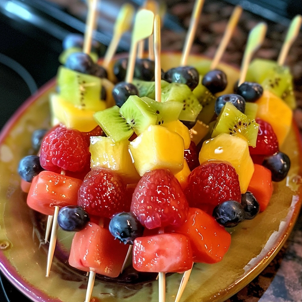 Mini Fruit Kabobs Recipe: 15-Minute Effortless & Irresistible Party Snack